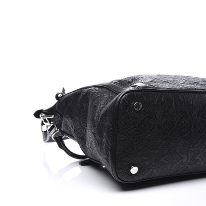 Louis Vuitton Monogram Lambskin Antheia Ixia MM Black 5 of 13