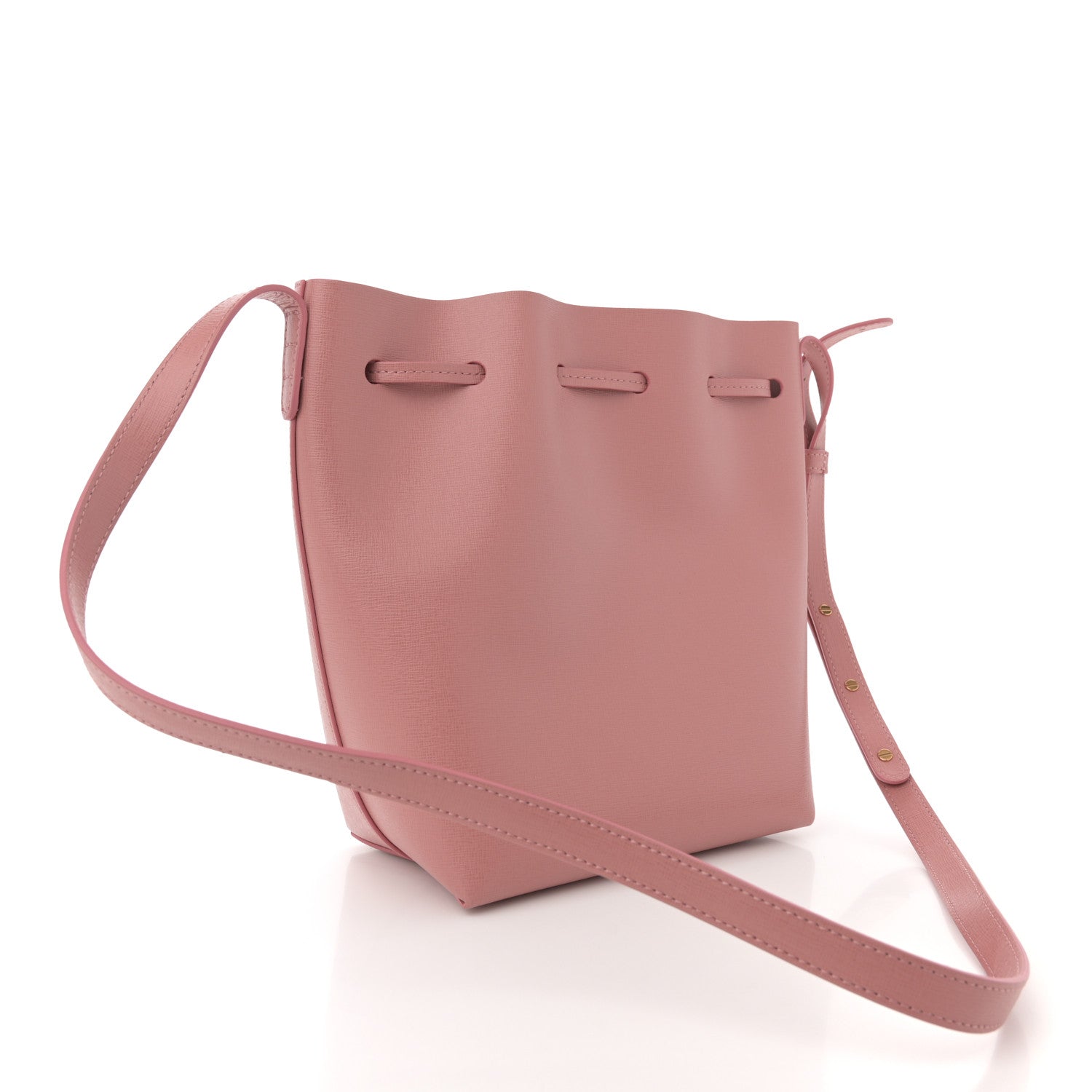 Mansur Gavriel Saffiano Mini Bucket Bag Confetto 3 of 11