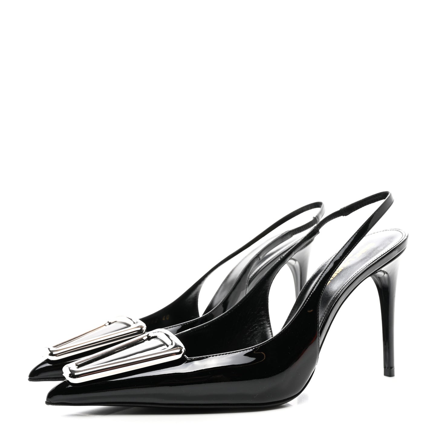 Vernice Grupy Avenue 95 Slingback Pumps 40 Black