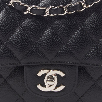 Chanel Caviar Quilted Medium Double Flap Black 8 of 10