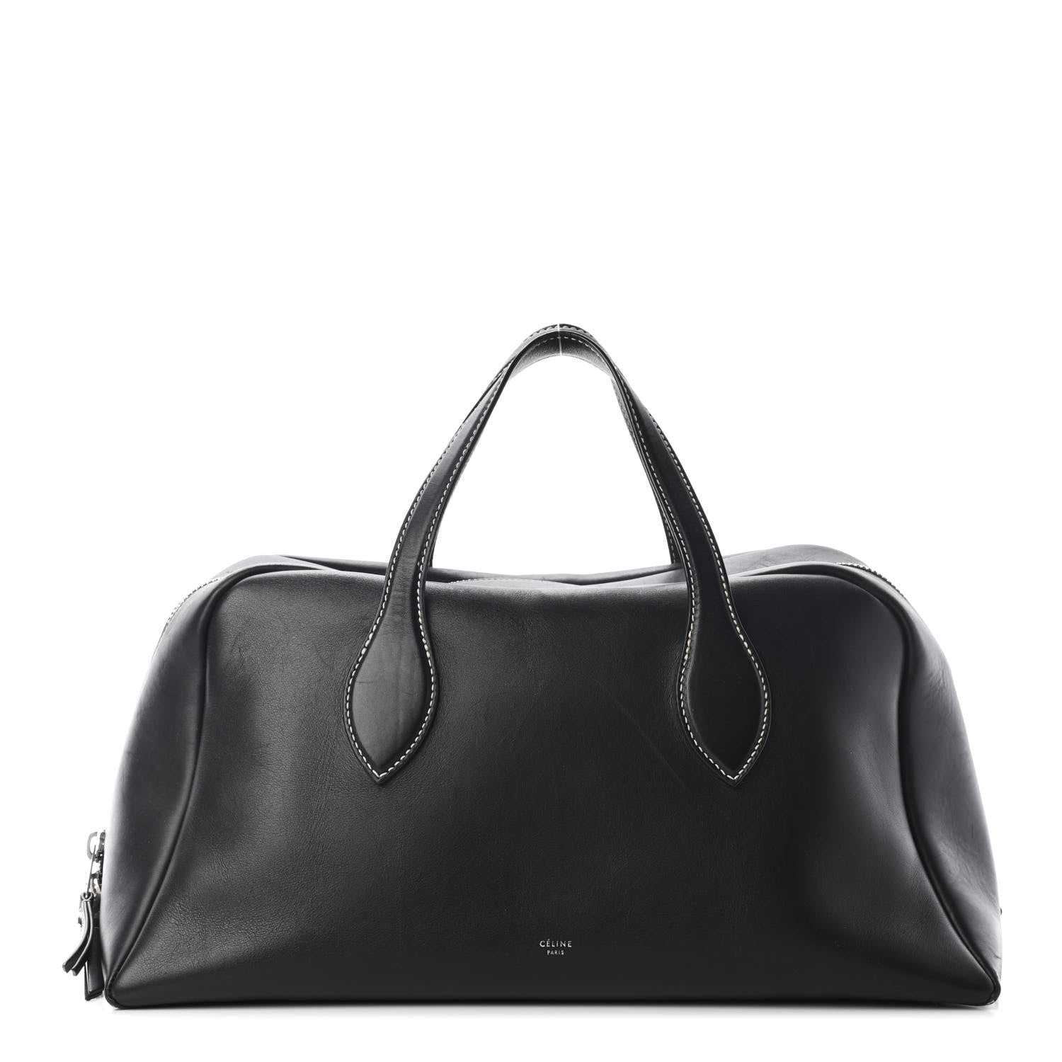 Celine Natural Calfskin Bowling Bag Black 1 of 9