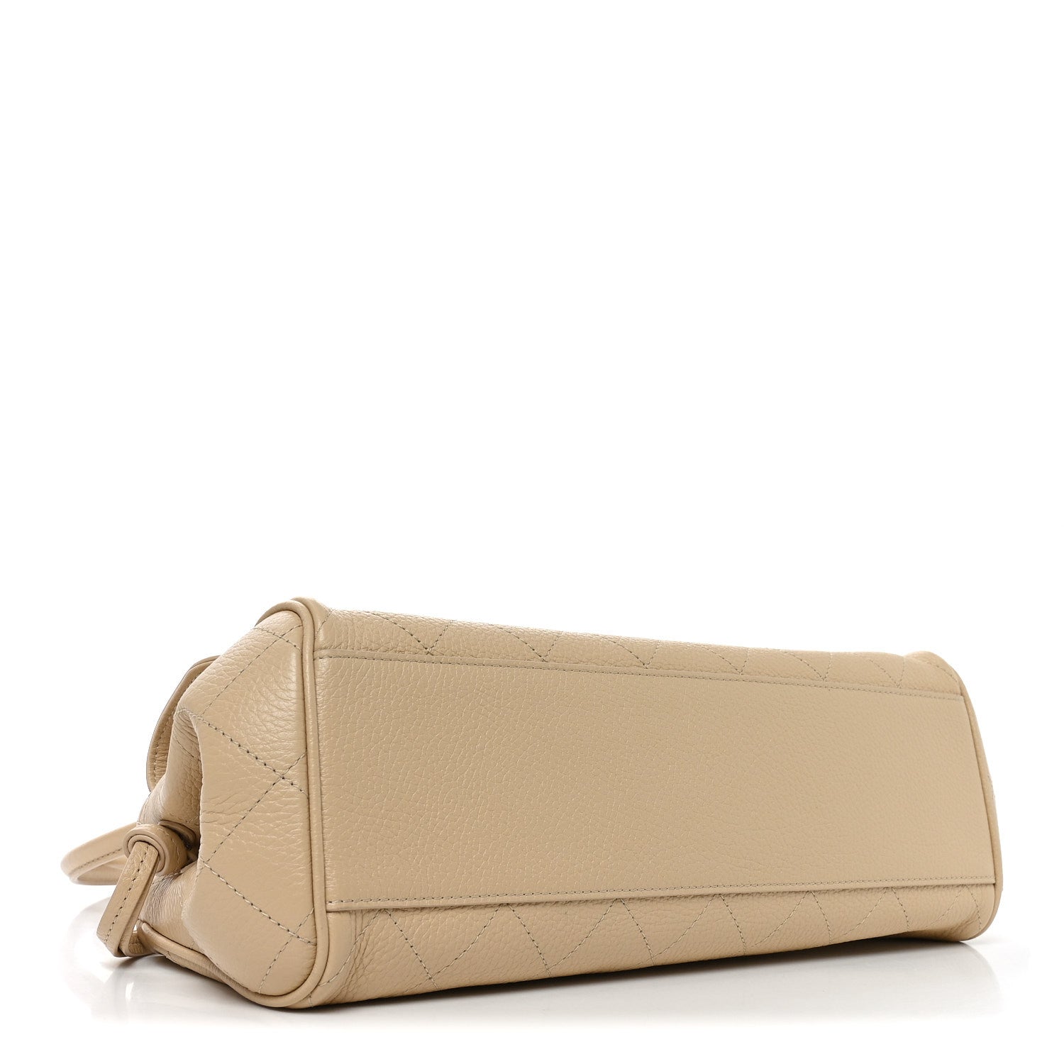 Chanel Grained Calfskin Stitched Urban Essentials Small Shopping Bag Beige 4 of 10