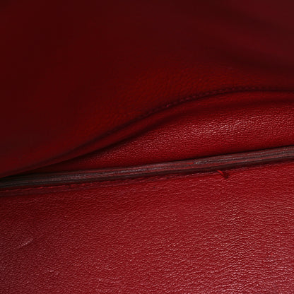 Hermes Courchevel Birkin 35 Rouge Casaque 14 of 14