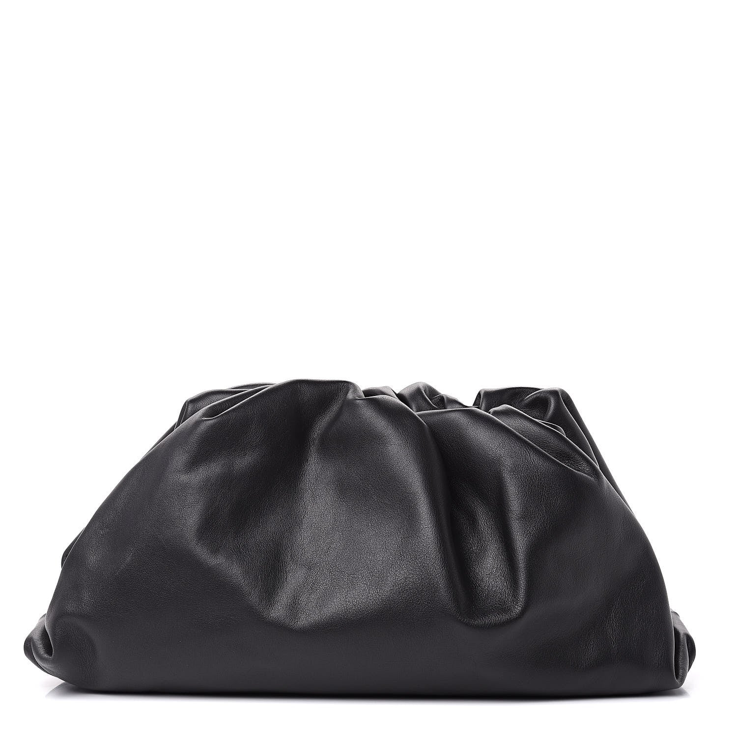 Bottega Veneta Smooth Butter Calf The Pouch Oversized Clutch Black 1 of 11