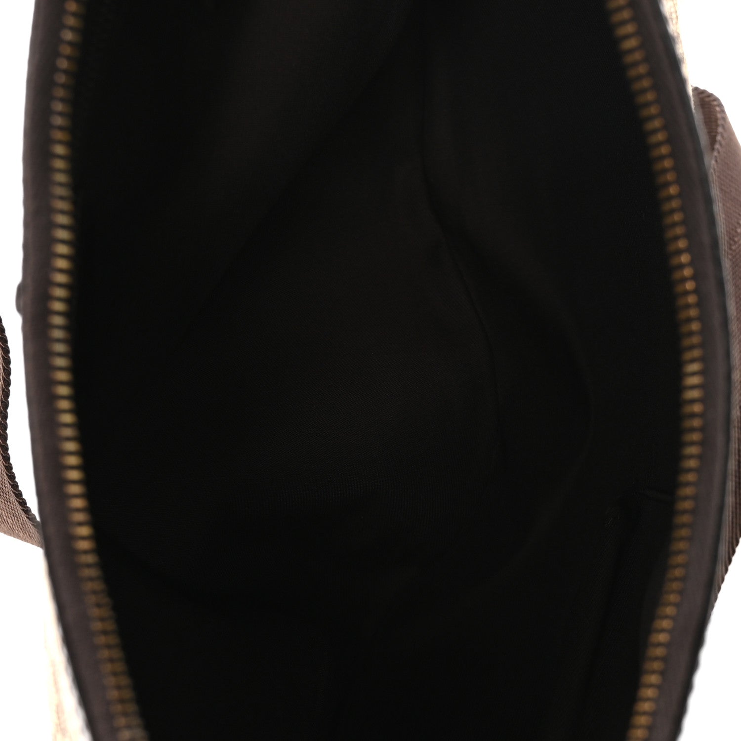 Gucci Monogram Medium Half Moon Hobo Dark Brown 4 of 9
