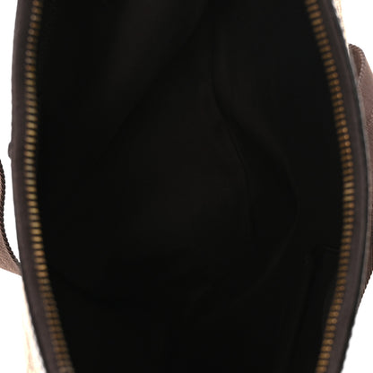 Gucci Monogram Medium Half Moon Hobo Dark Brown 4 of 9