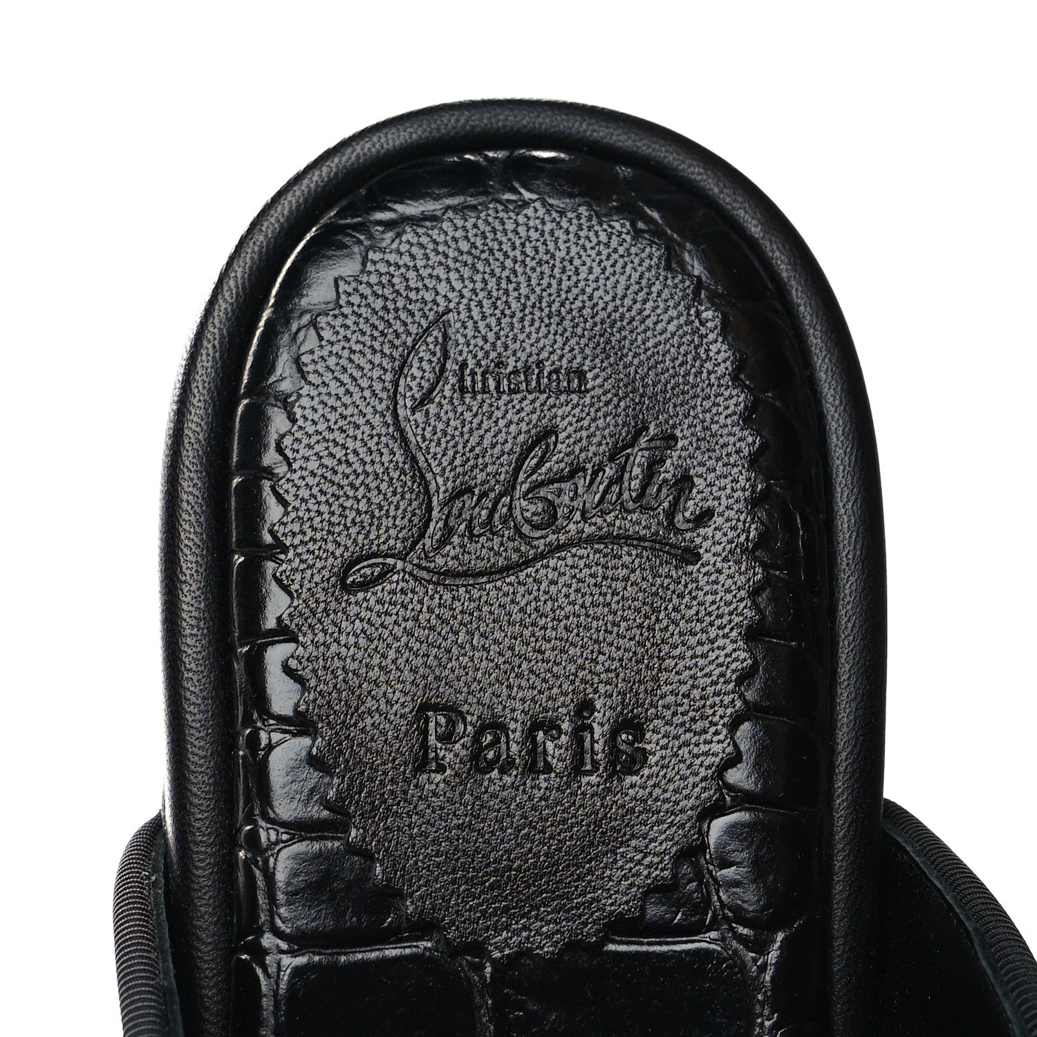 Christian Louboutin Velvet Womens Coolito Loafer Mules 38 Black 7 of 8