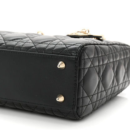 Christian Dior Lambskin Cannage Small My ABCDior Lady Dior Black 10 of 12