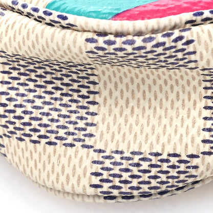 Louis Vuitton Damier Azur 2015 Christmas Animation Mini Pochette Accessories 9 of 10