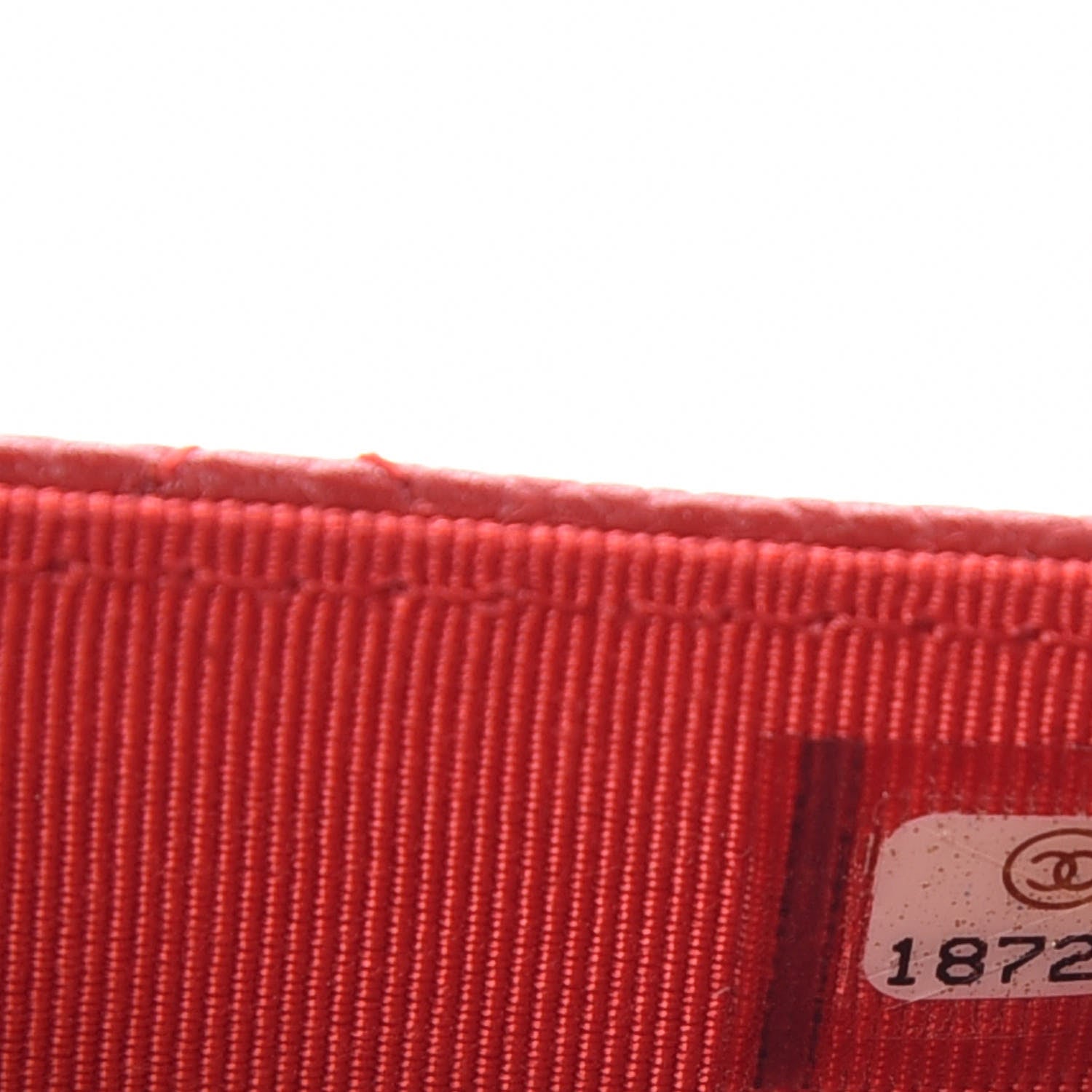 Chanel Caviar Quilted Wallet on Chain WOC Red 8 of 9