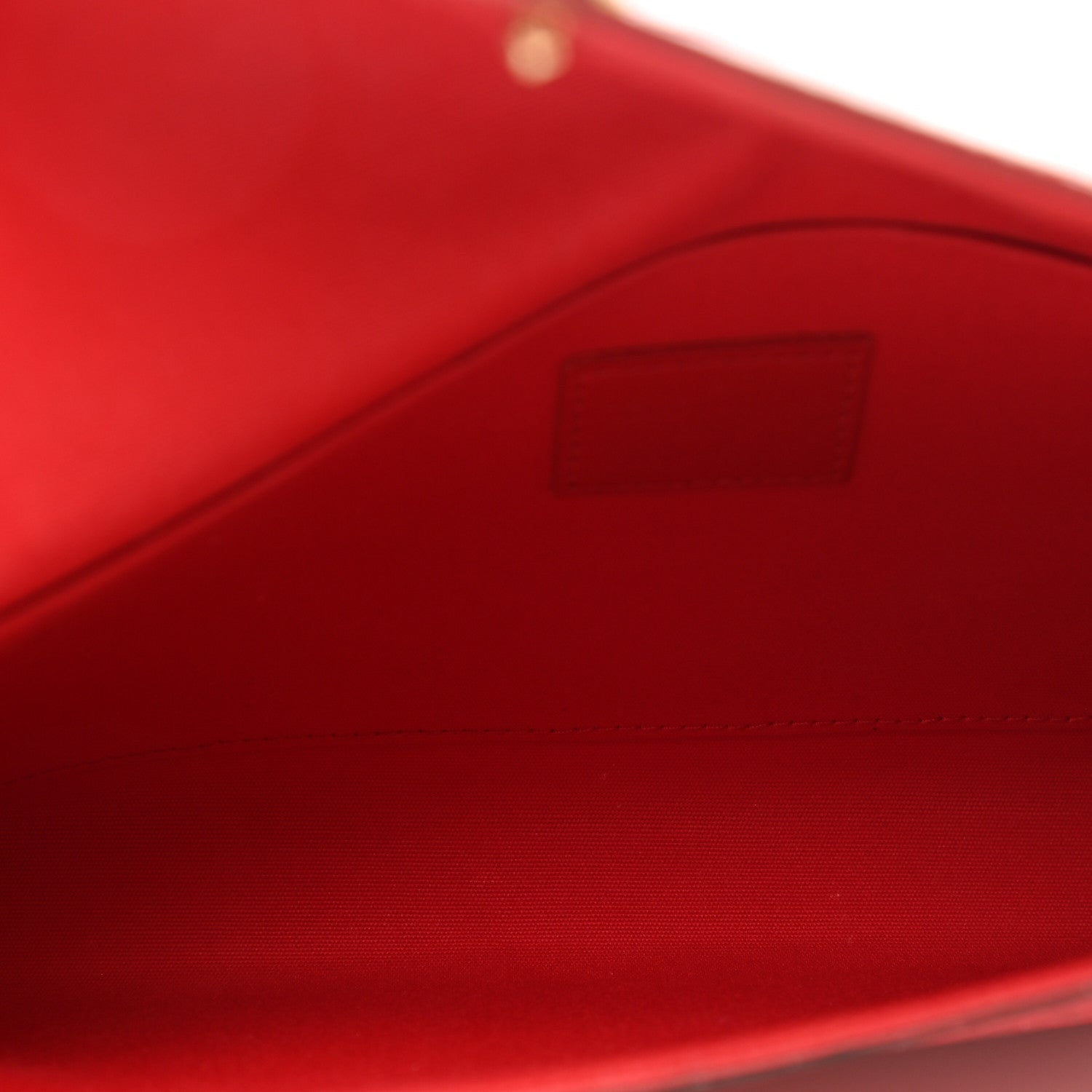 Louis Vuitton Vernis Felicie Pochette Chain Wallet Cherry 5 of 9