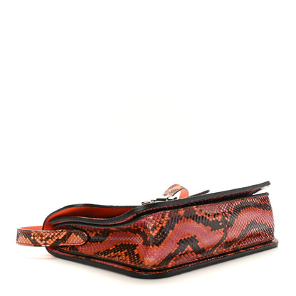 Gucci Snakeskin Small Jackie Shoulder Bag Deep Paprika Rocky 4 of 9