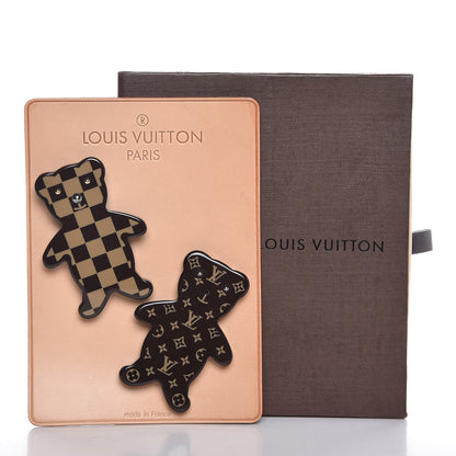 Louis Vuitton Nonours Teddy Bear Pin Brooch Set 6 of 6