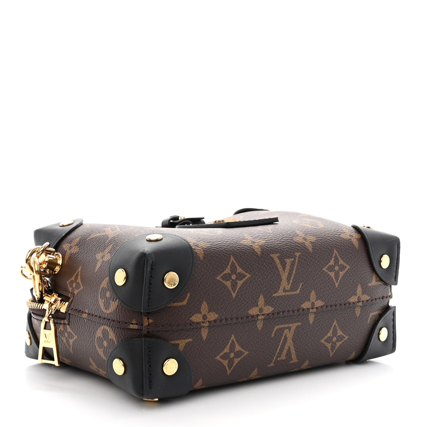 Louis Vuitton Monogram Petite Malle Souple Black 4 of 9