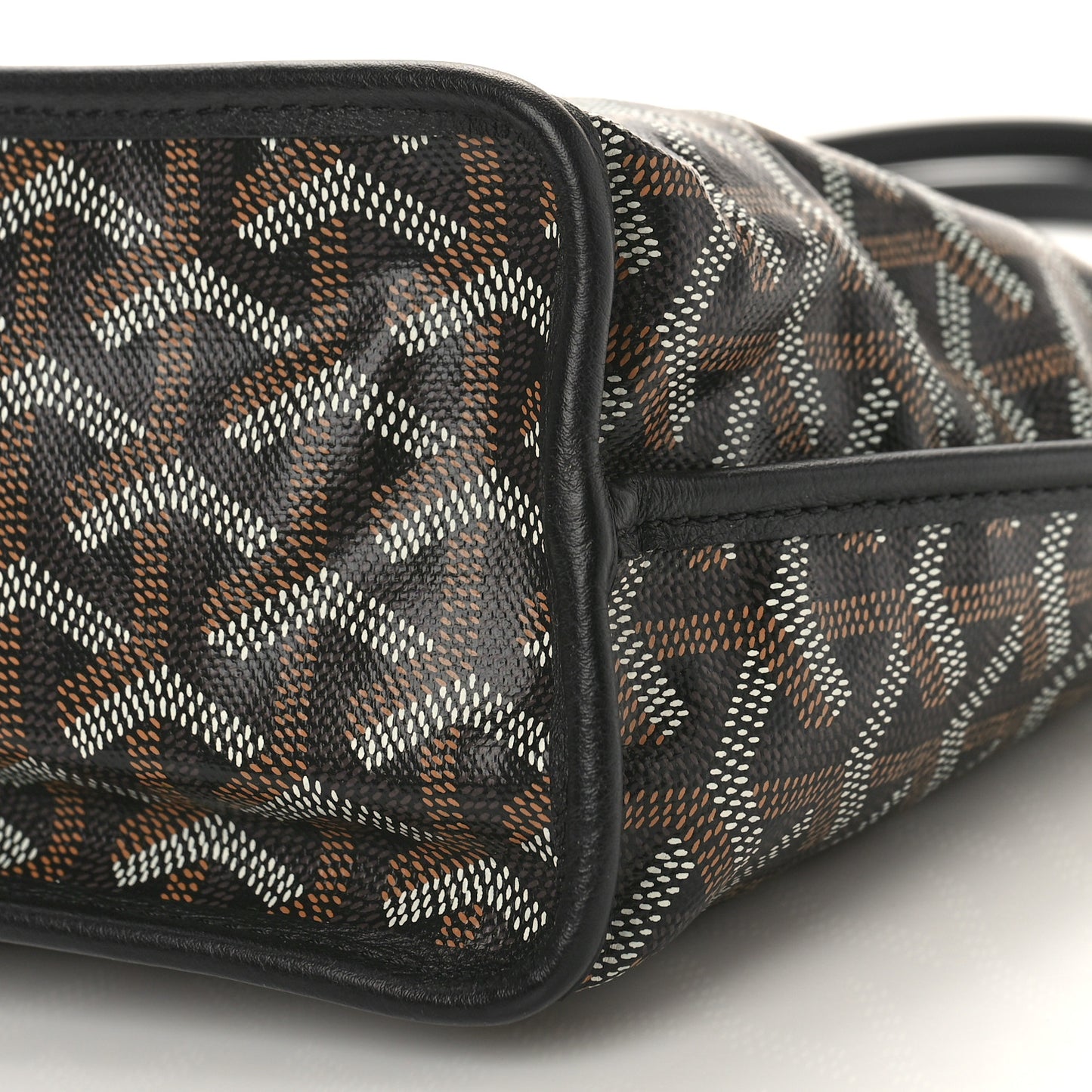 Goyardine Reversible Mini Anjou Black