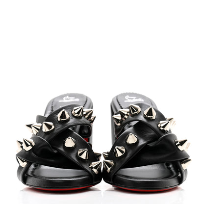 Christian Louboutin Nappa Spika Club 85 Sandals 38 Black 2 of 8