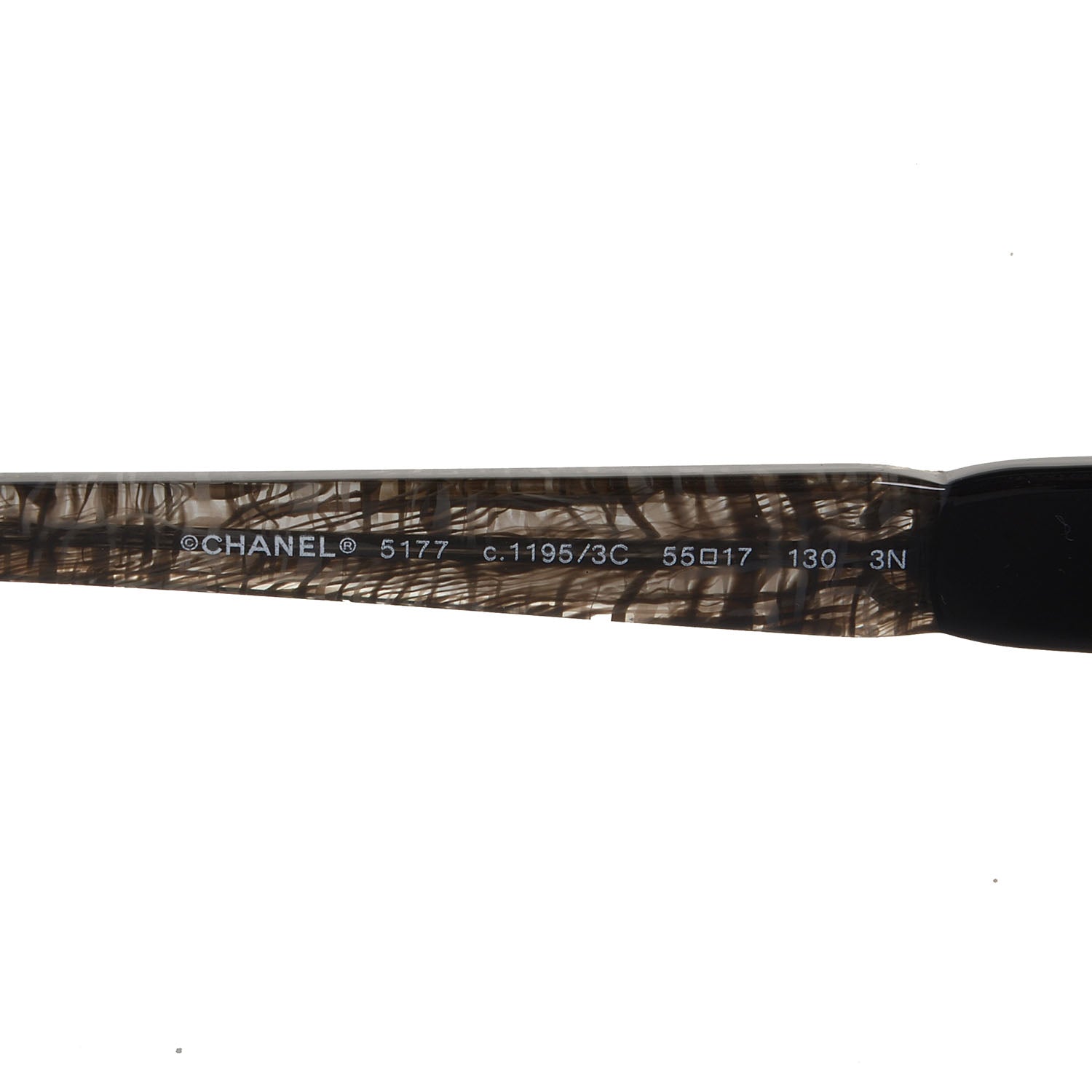 Chanel Tweed Effect CC Sunglasses 5177 Black 4 of 4
