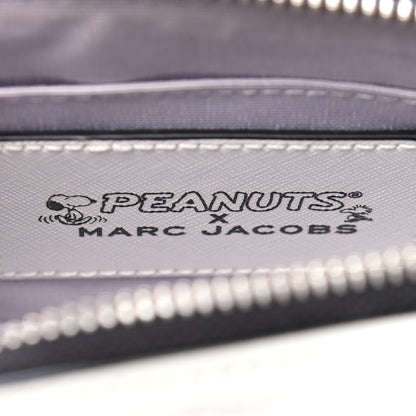 Marc Jacobs X Peanuts Saffiano Small Snoopy Snapshot Camera Bag White Black 6 of 8