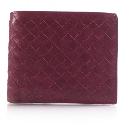 Bottega Veneta Woven Leather Wallet Red 1 of 8