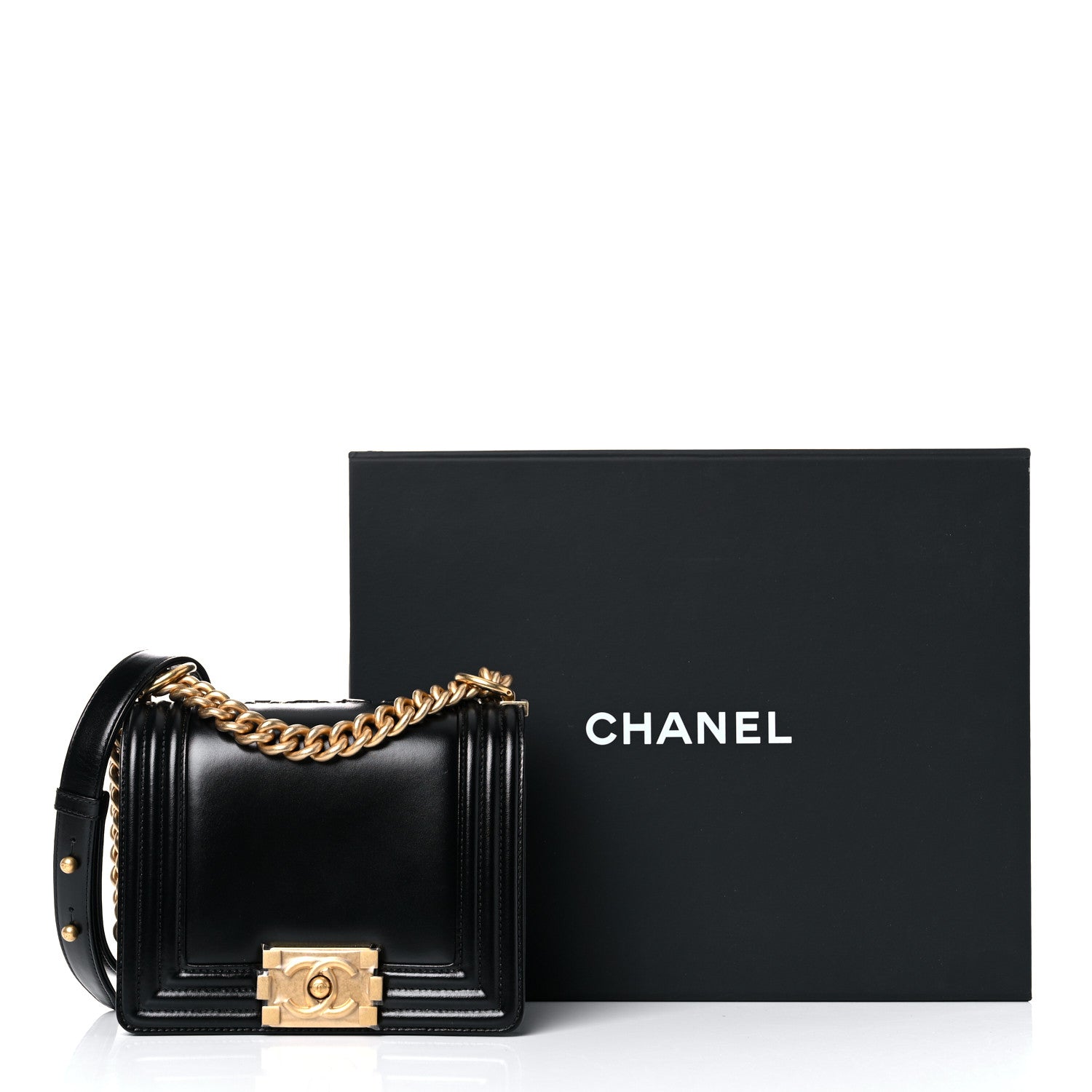 Chanel Calfskin Mini Boy Flap Black 10 of 10