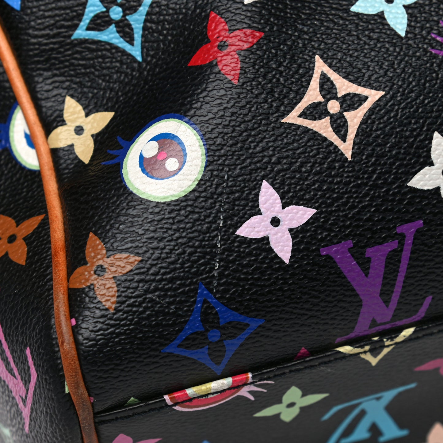 Monogram Multicolor Murakami Eye Love You Black