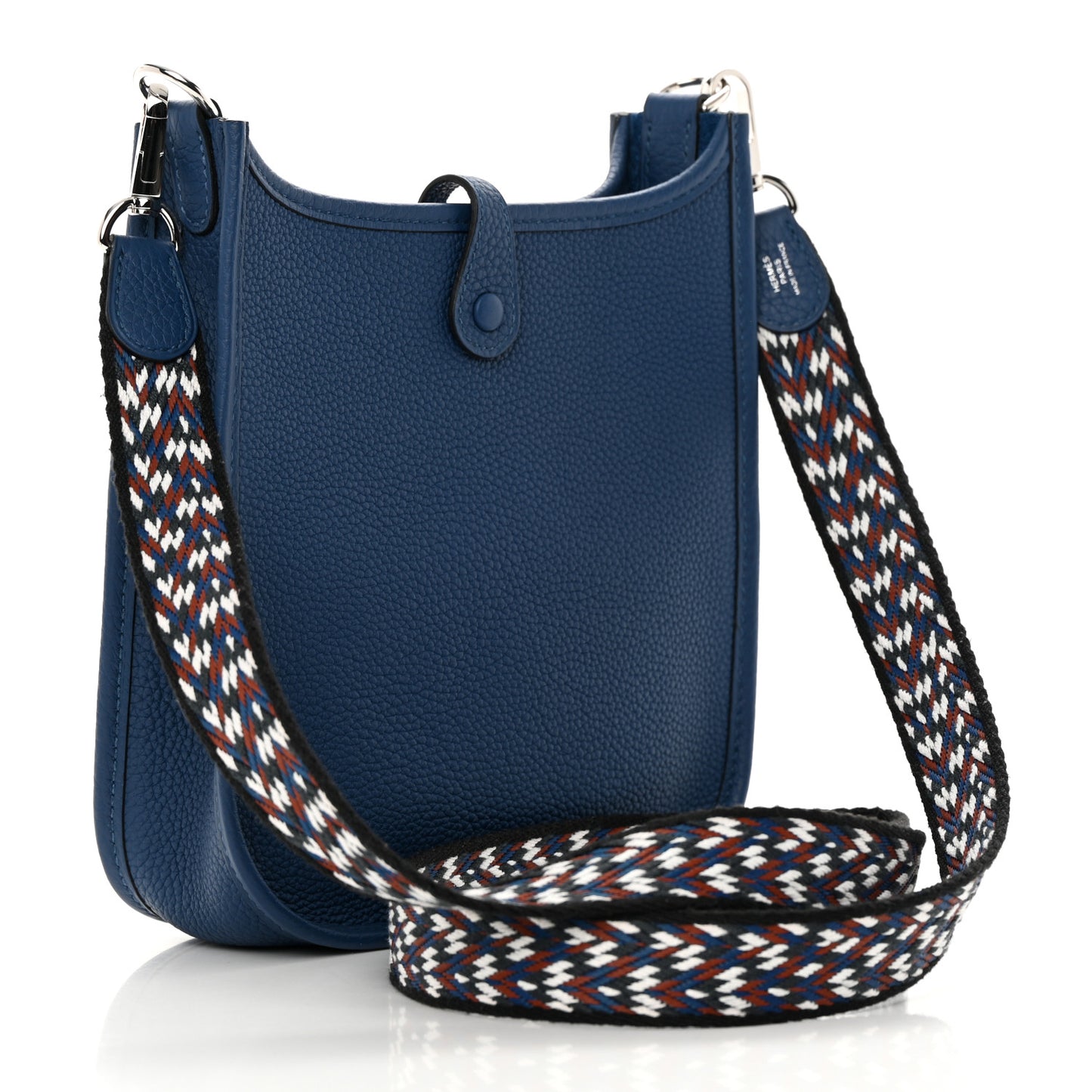 Taurillon Clemence Zigzag Evelyne TPM Deep Bleu Bleu Zellige Indigo Black