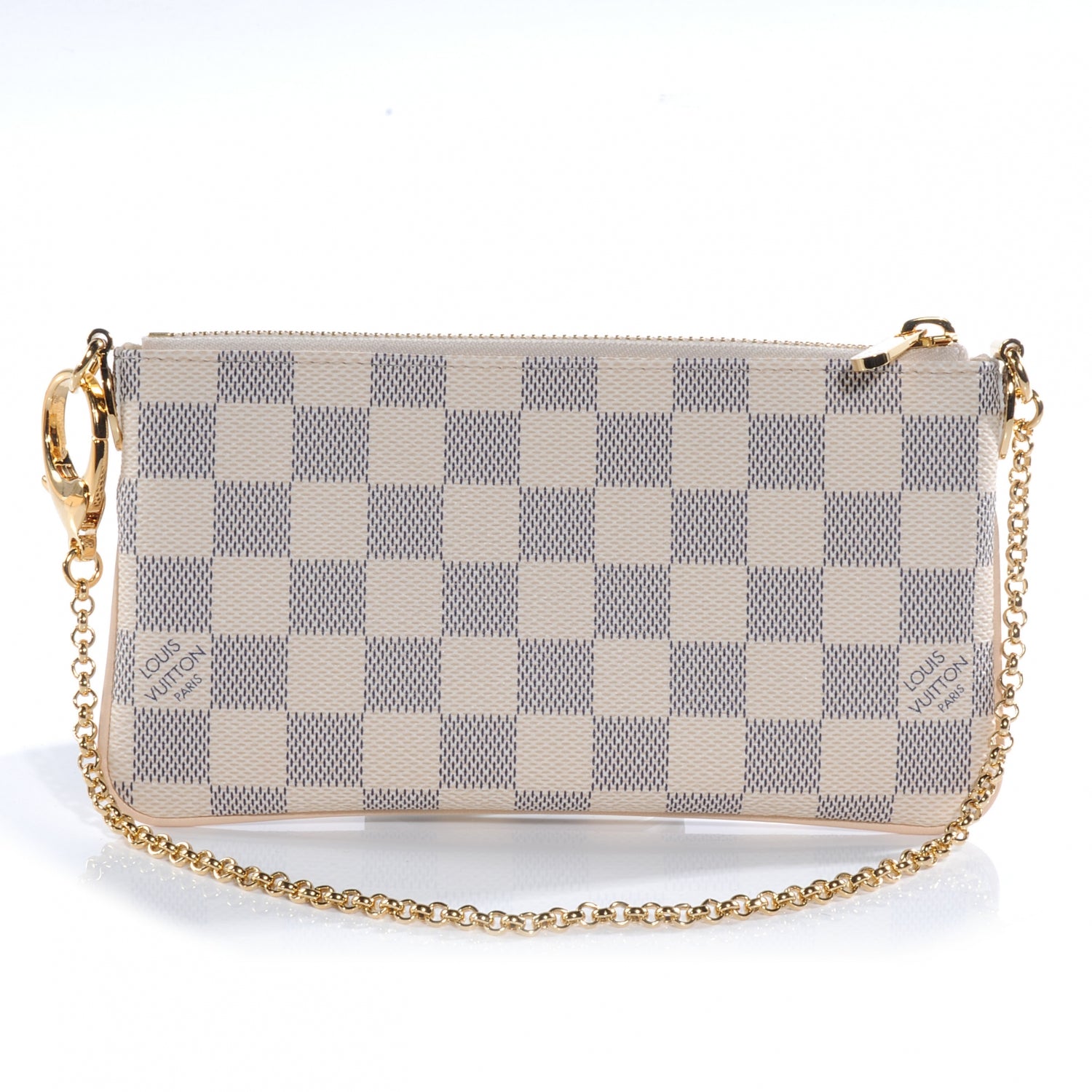Louis Vuitton Damier Azur Pochette Milla MM 7 of 8