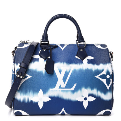Louis Vuitton Monogram Escale Speedy Bandouliere 30 Blue 1 of 11