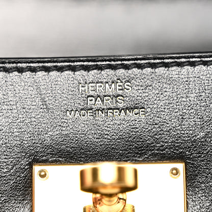 Hermes Box Kelly Wallet To Go Black 6 of 13