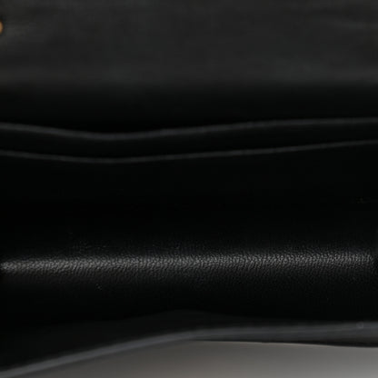 Versace Vitello Mini Virtus Chain Clutch Black 5 of 10