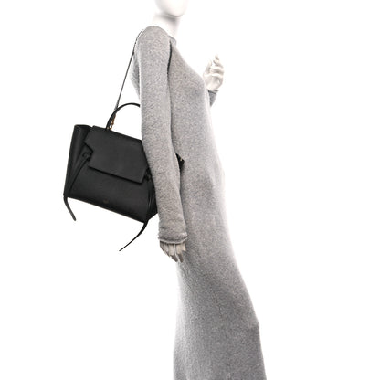 Celine Grained Calfskin Mini Belt Bag Black 2 of 7