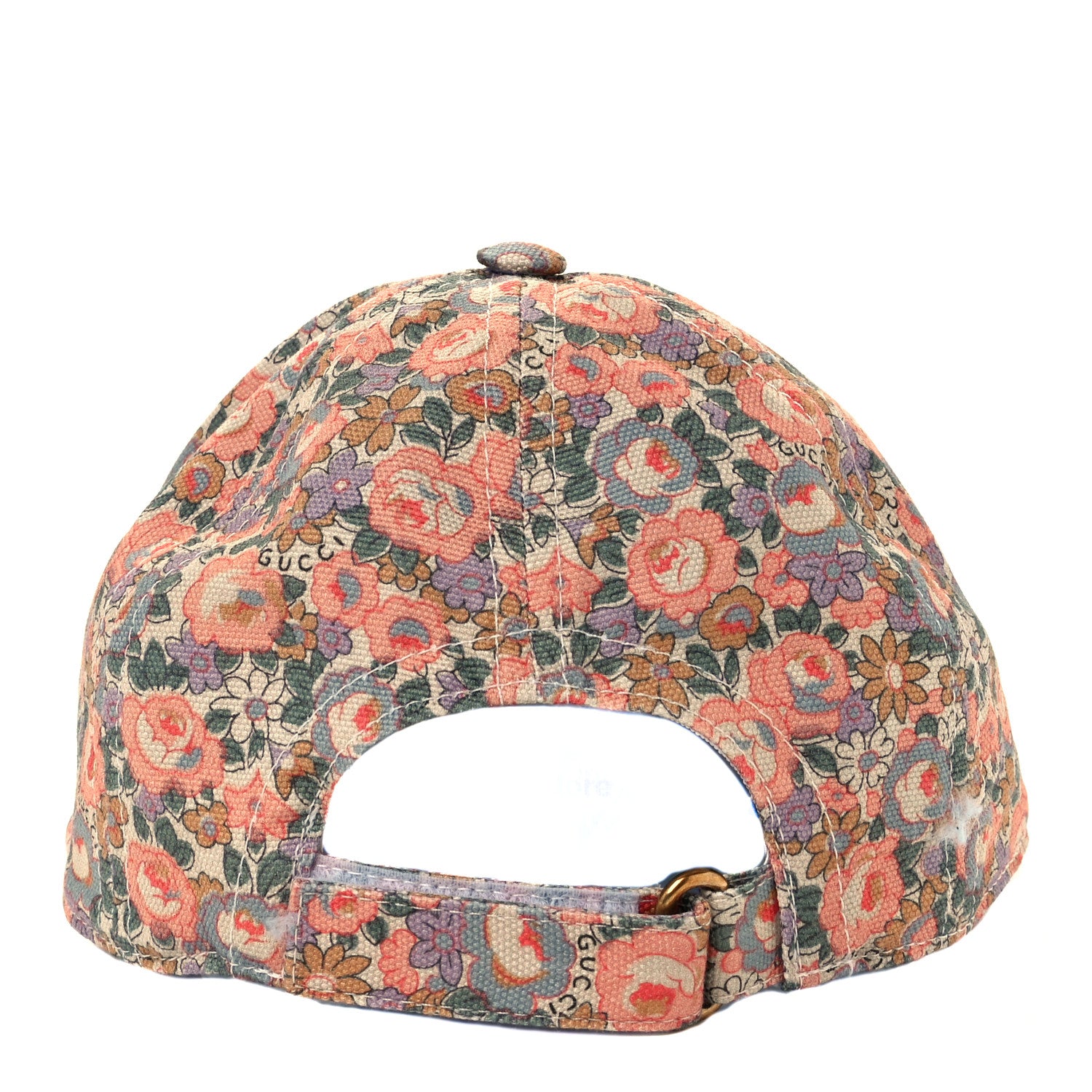 Gucci X LIBERTY OF LONDON Canvas Infinity Abbey Baseball XS Hat Perfect Pink Ivory 4 of 8