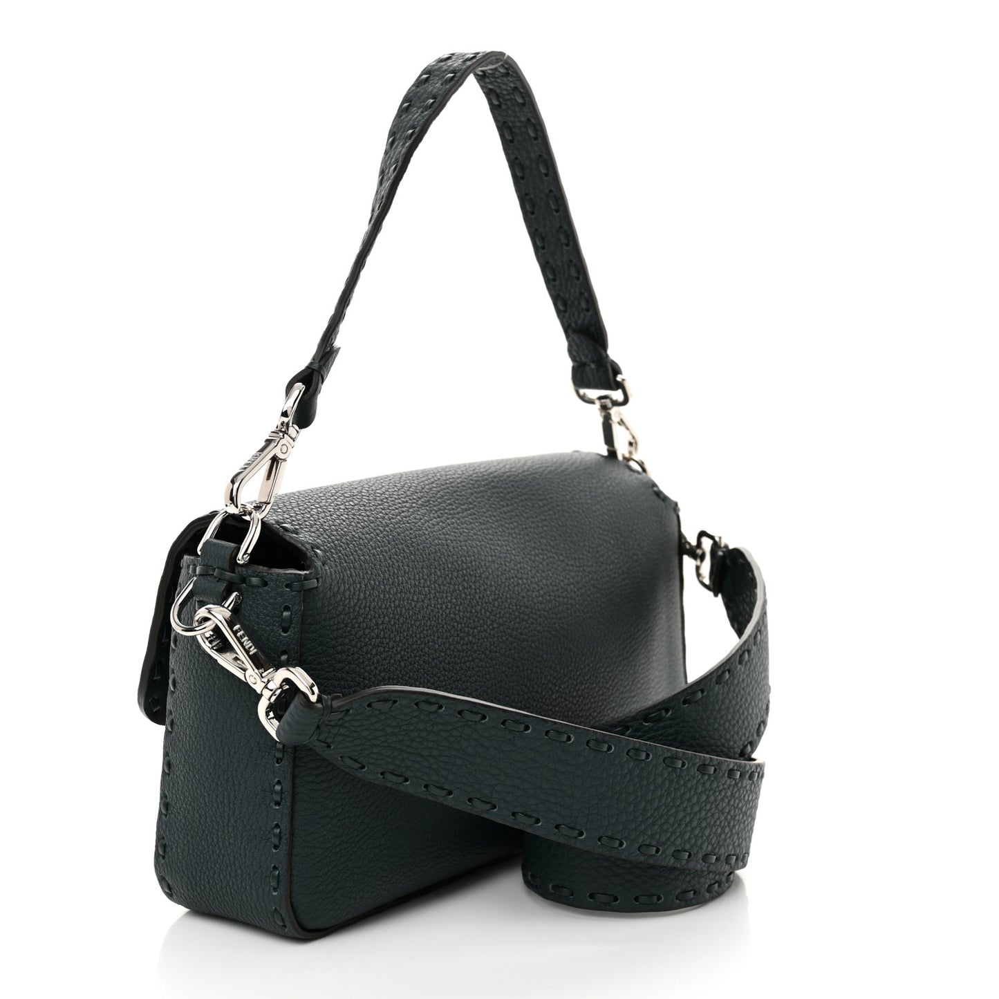 Cuoio Roma Sellerissima Nappa Sintetica Tape Stitch Baguette Amazzonia