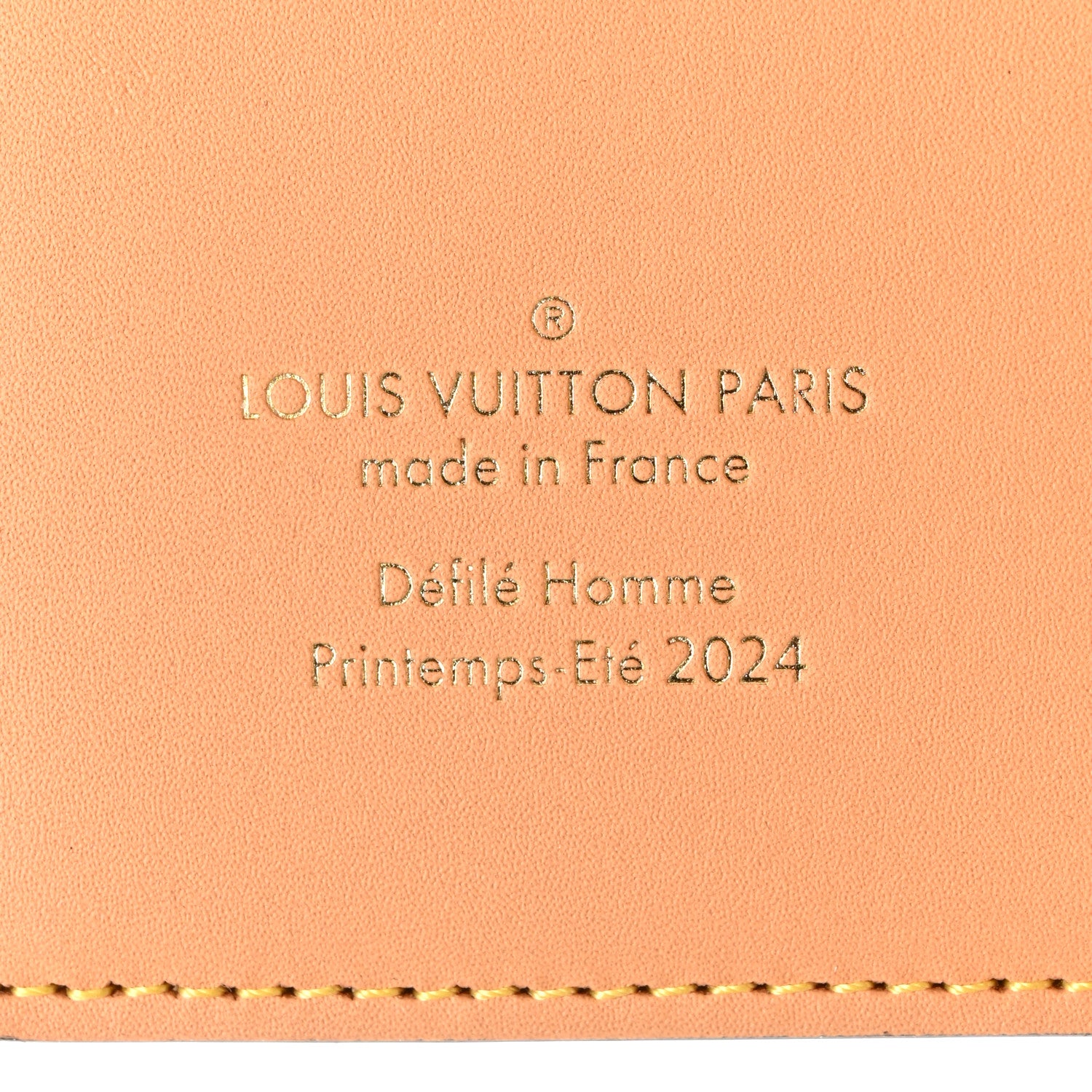 Louis Vuitton Damier Pop Auguste Notebook Cover Yellow 6 of 6
