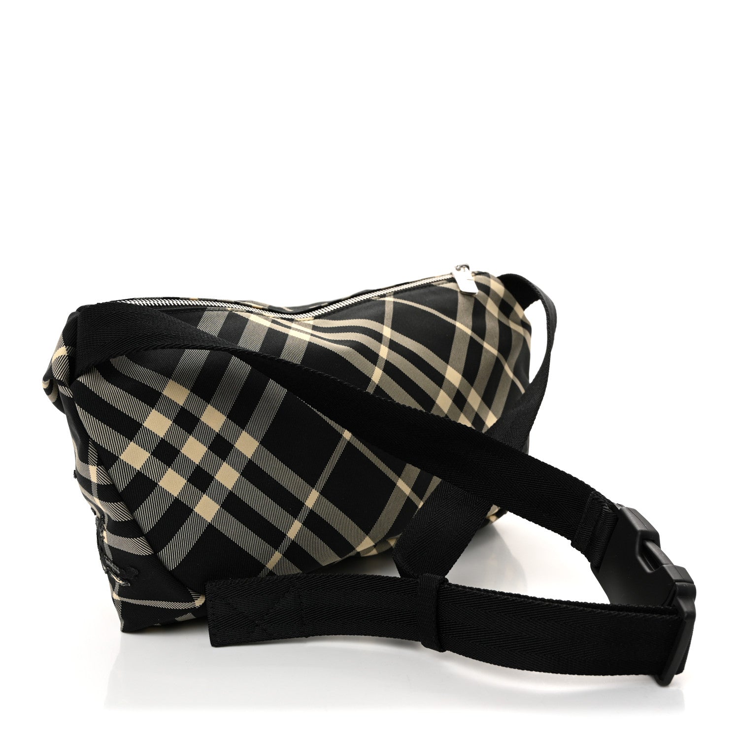 Burberry Canvas Check Essential Belt Bag Black Calico 3 of 9