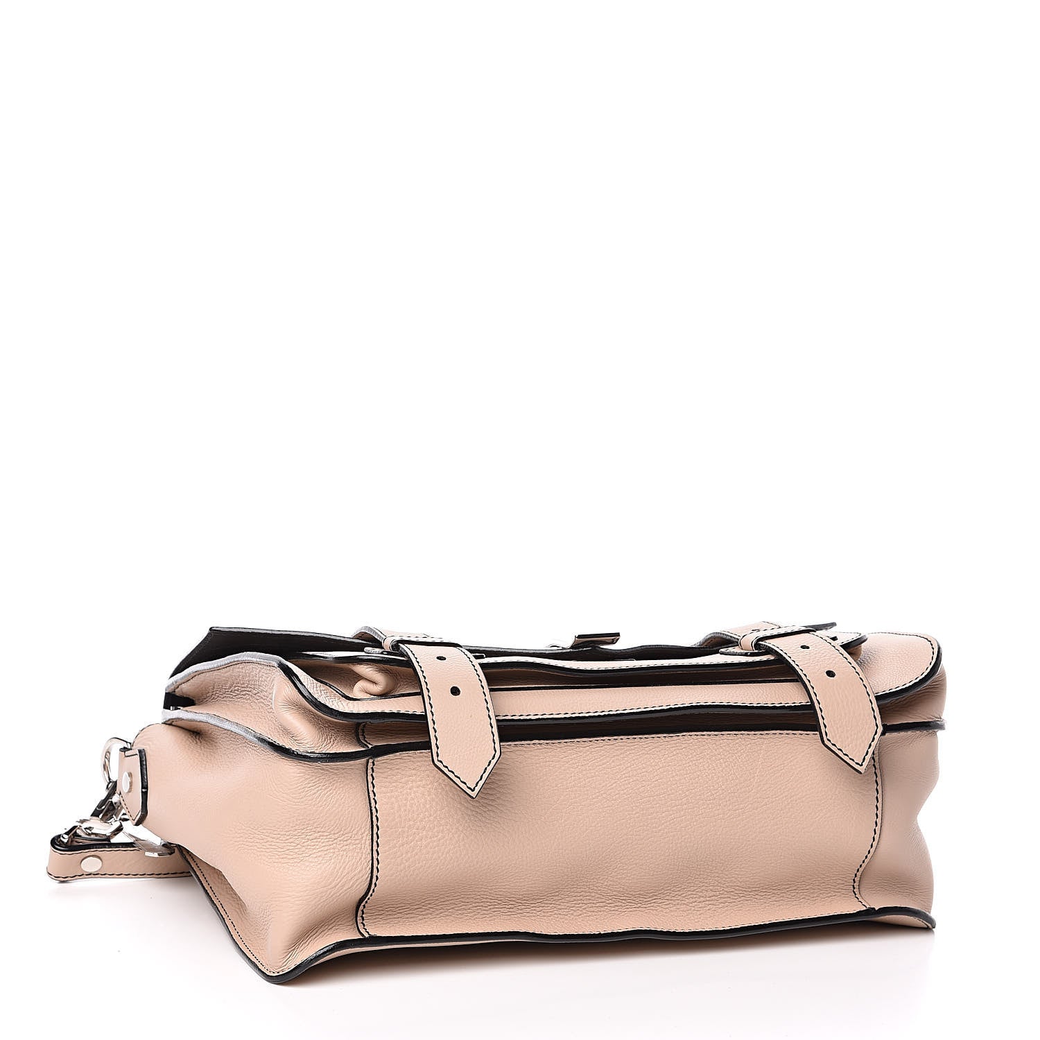 Proenza Schouler Grained Calfskin Medium Contrast Stitch PS1 Satchel Sand 4 of 11