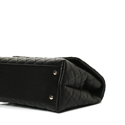 Chanel Caviar Quilted Small Coco Handle Flap Black 11 of 12