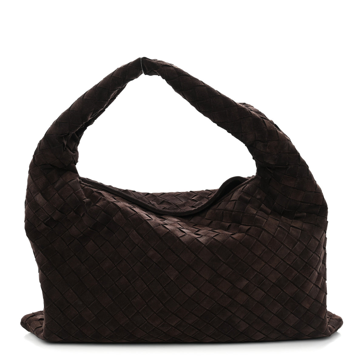 Suede Intrecciato Small Hop Fondant