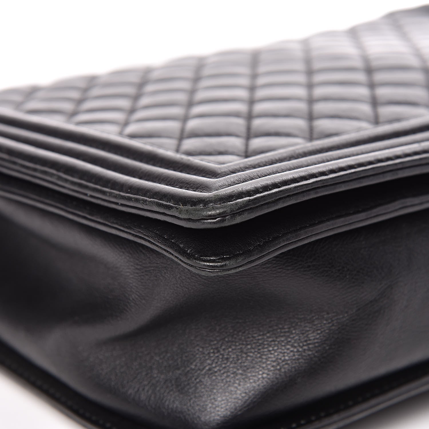 Chanel Calfskin Quilted Large Boy Flap Black 12 of 18