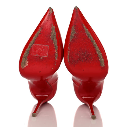 Christian Louboutin Patent So Kate 120 Pumps 38 Red 5 of 7