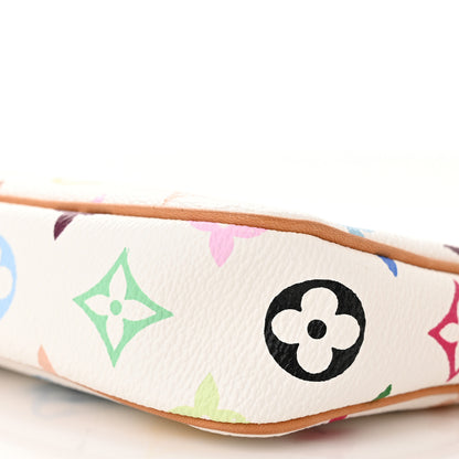 Louis Vuitton Monogram Multicolor Pochette Accessories White 9 of 10