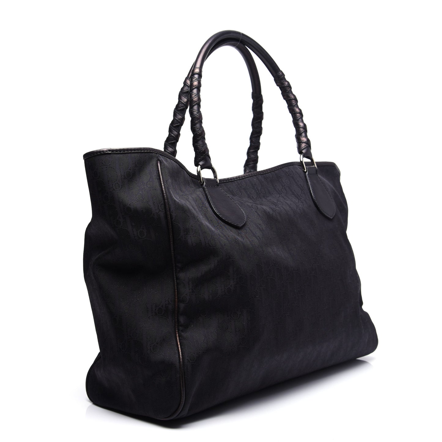 Nylon Monogram Lovely Shopping Tote Black