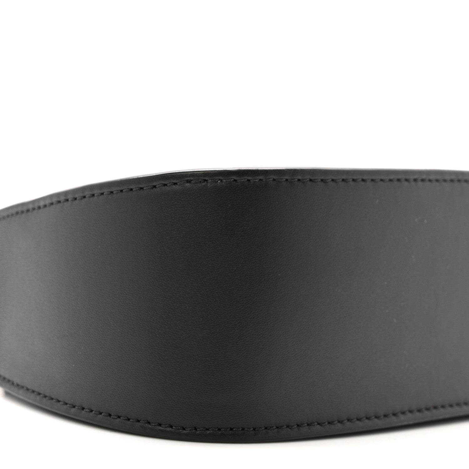 The Row Smooth Calfskin Half Moon Shoulder Bag Black 8 of 11