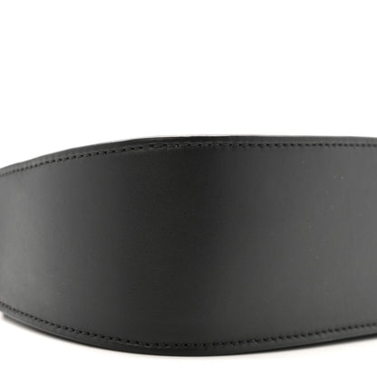 The Row Smooth Calfskin Half Moon Shoulder Bag Black 8 of 11