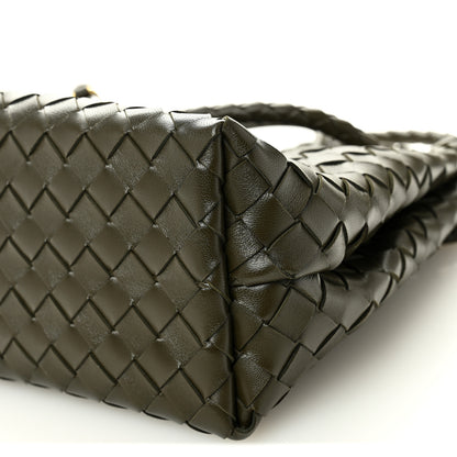 Bottega Veneta Nappa Intrecciato Medium Andiamo Shoulder Bag Kaki 9 of 9