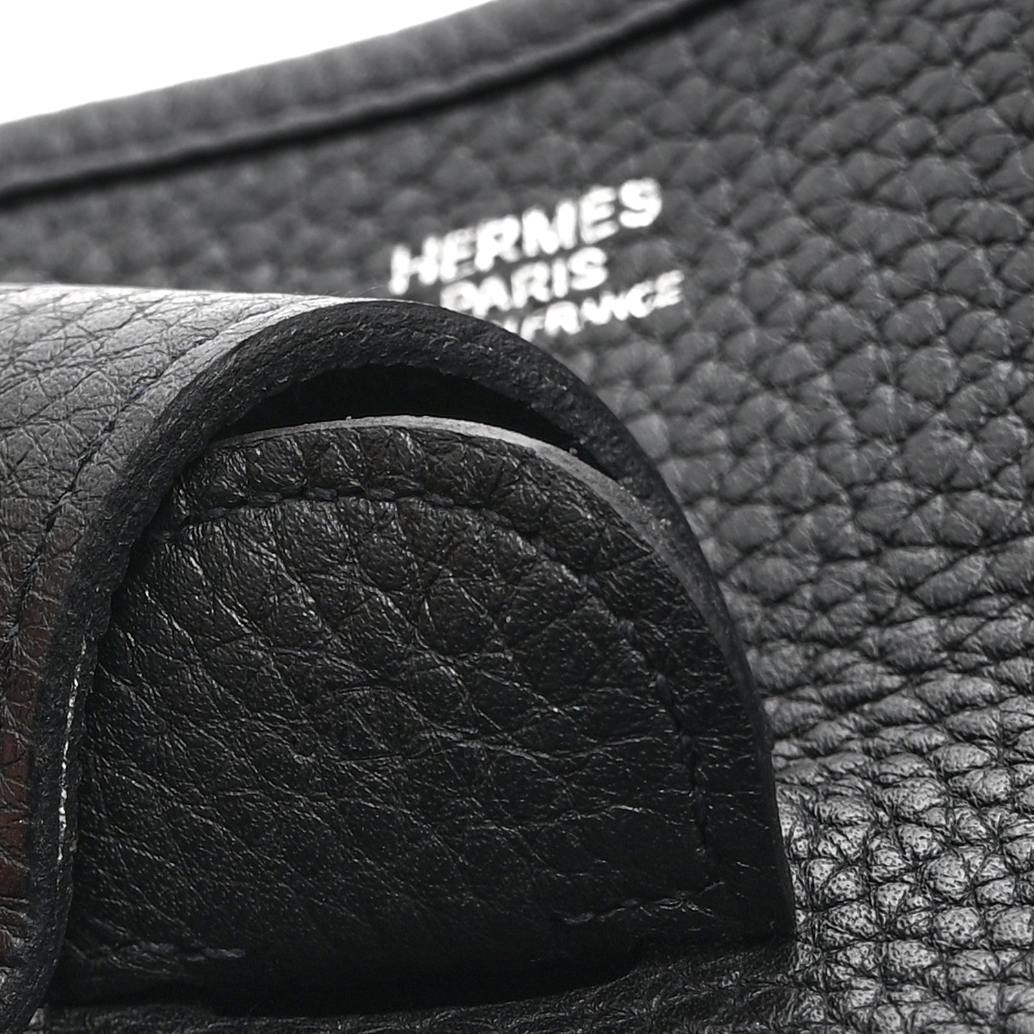 Hermes Taurillon Clemence Evelyne III GM Black 7 of 10