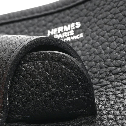 Hermes Taurillon Clemence Evelyne III GM Black 7 of 10