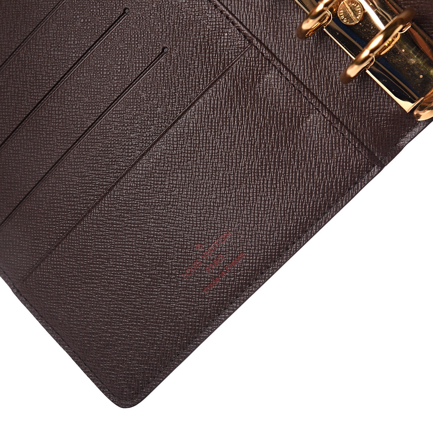 Louis Vuitton Damier Ebene Medium Ring Agenda Cover 5 of 5
