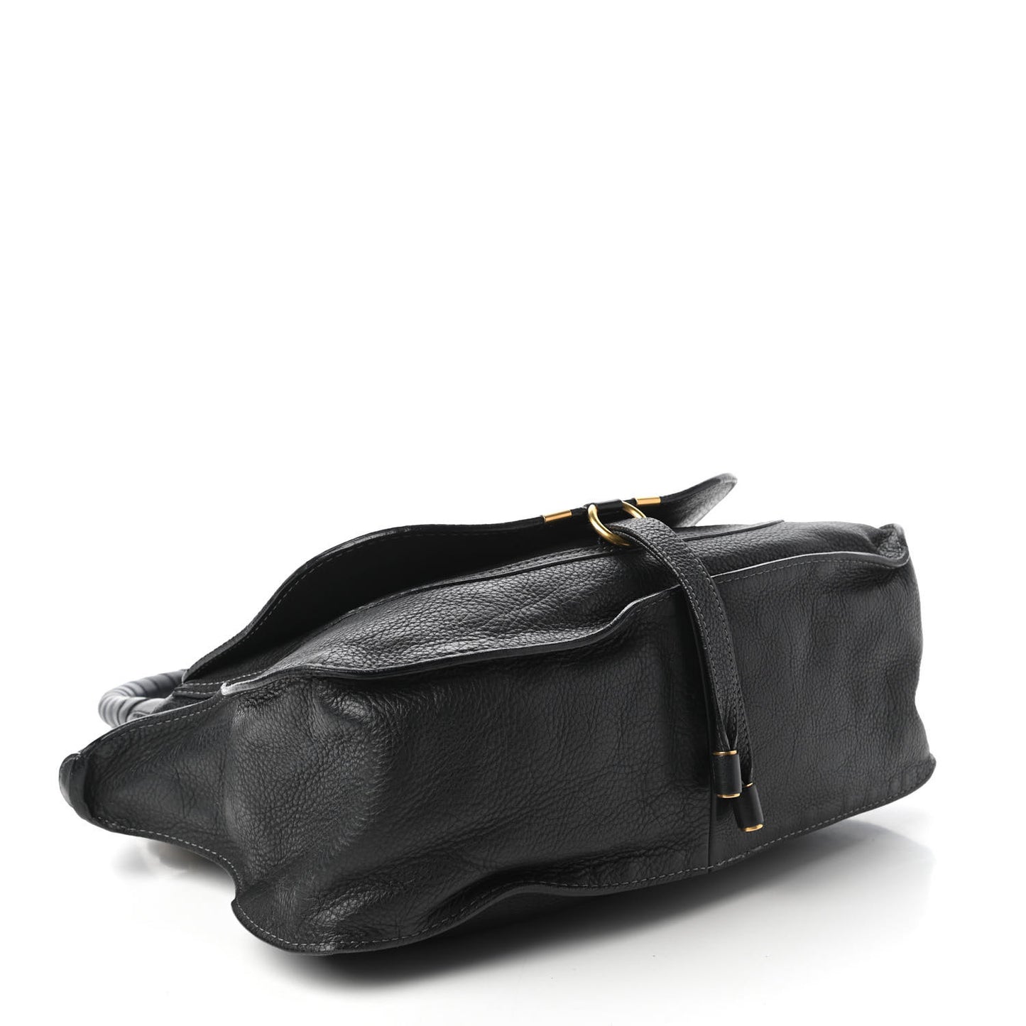 Calfskin Medium Marcie Satchel Black