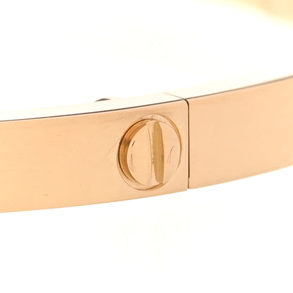Cartier 18K Yellow Gold 6 Diamond Small LOVE Bracelet 16 3 of 5